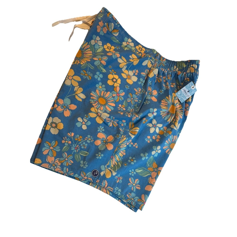 NWT Johnnie-O Mens Breslin Board  Shorts Lined Color Biarritz Beach Sz‎ XXL